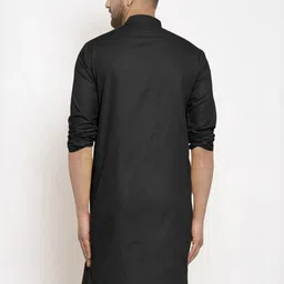 click n buy Krudha Men Solid Straight Kurta (Multicolor) image 4