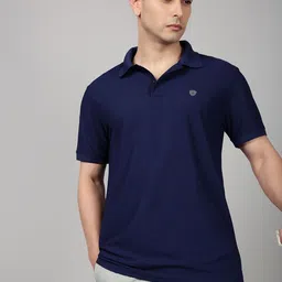 Lux Cozi Fillament Polo Men Solid Polo Collar Short Sleeves Lounge Tshirts-picture-32