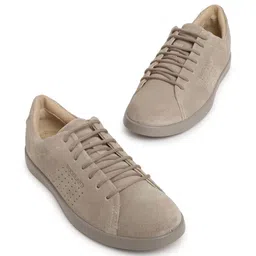 Woodland Women Perforations Suede Sneakers-image-70