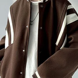 StyleCast x Revolte Men Striped Windcheater Longline Outdoor Tailored Jacket image 2