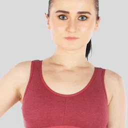 ULLAS Cotton Full Coverage Non Padded Workout Bra-picture-37