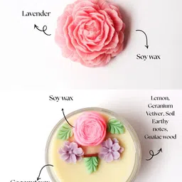 Velvetine Soiree Pink 4 pieces Jar Candle image 2