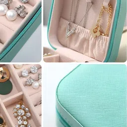 Virtuous Green Set of 4 Water Resistant Jewellery Organiser Organisers image 2