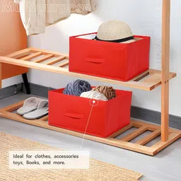 Aura Red Drawer Cloth Organiser image 2