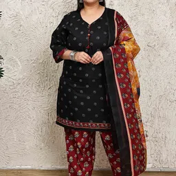 Roly Poly Women Floral Printed Regular Kurti & Salwar With Dupatta-image-62