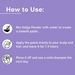 MINATURE Indigo Powder With Applicator For Healthy Hair - 100 g image 4