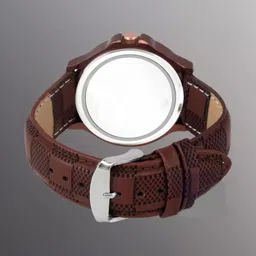 Miss Perfect Unisex Dial & Leather Straps Analogue Watch NPSF149 image 2