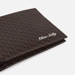 allen solly Men Brown Genuine Leather Wallet image 4