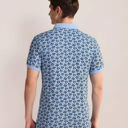 U.S. Polo Assn. Men Conversational Printed Polo Collar Cotton Slim Fit T-Shirt image 4