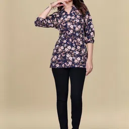 HEMANG FASHION Floral Embroidered Top-image-32