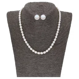 Sri Jagdamba Pearls Dealer Gold-Plated Beaded Jewellery Set image 1