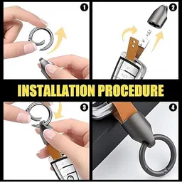 AUGEN Alloy Car Keychain Holder image 4