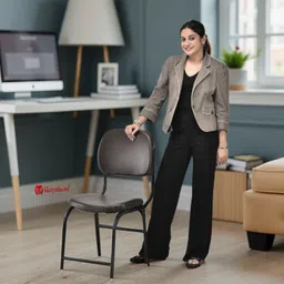 goyalson Executive Leatherette Office Visitor Chair image 3