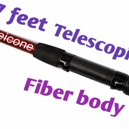 Fishing Rod Fish Hunter 210CM XD04 ROD2.1 JK389 Red Fishing Rod-image-1