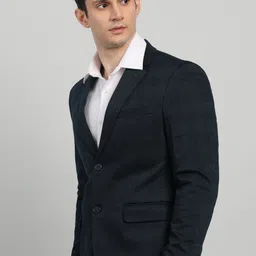 killer Men Checkered Single Breasted Casual Blazer image 3