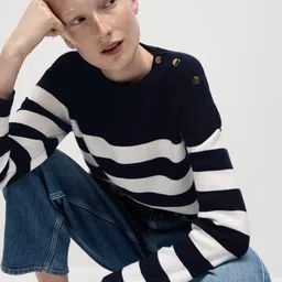 Marks & Spencer Women Striped Pullover image 2