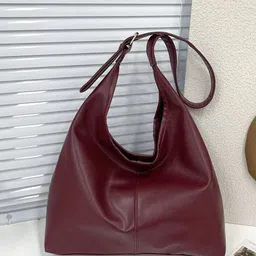 PURPLEHUNT Leather Shopper Handheld Bag-picture-35