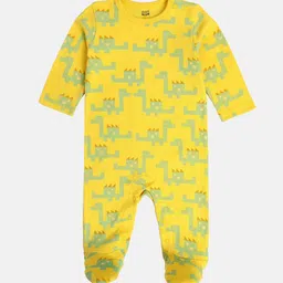 MINI KLUB Boys Pack of 2 Printed Sleepsuit image 4