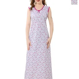 Piu Printed Maxi Nightdress-picture-31