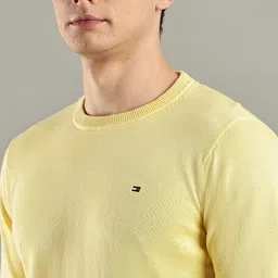 Tommy Hilfiger Men Solid Pullover Sweater image 3