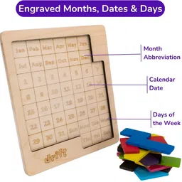 cubelelo Drift Weekday Calendar Puzzle | Fun & Educational 7-Day Calendar Puzzle image 3