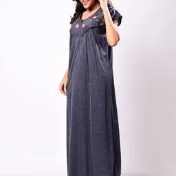 CHUI MUI Embroidered Maxi Nightdress image 2