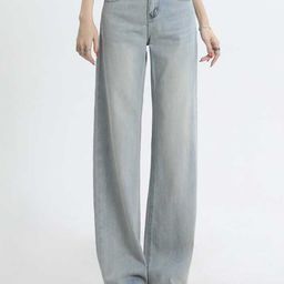 StyleCast Women Straight Fit High-Rise Light Fade Embroidered Jeans-picture-3