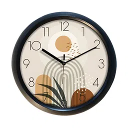Aura Brown & Blue Contemporary Wall Clock-picture-17