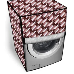 The Furnishing Tree Maroon PVC Washing Machine Covers-picture-20