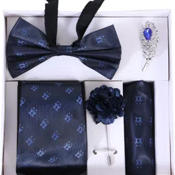RANDOM STRIPE Satin Cufflink & Tie Pin Set-picture-22