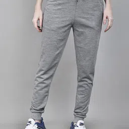 DYWER Women Cotton Mid-Rise Joggers-image-24