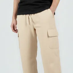 glitchez Men Relaxed Fit Cargo Joggers image 2