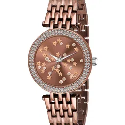 Miss Perfect Women Embellished Dial & Bracelet Style Straps Analogue Watch TrM5-picture-13