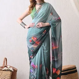 Moda Rapido Floral Silk Cotton Saree-picture-35