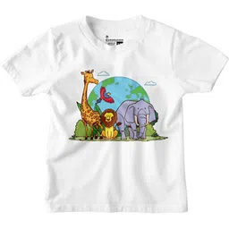 BonOrganik Boys Printed Extended Sleeves Applique T-shirt-picture-34