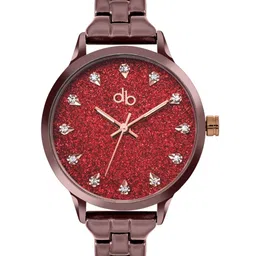 DressBerry Women Brass Embellished Dial & Bracelet Style Straps Analogue Watch DB-SS25-5B-picture-13