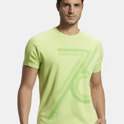 Jockey Men Super Combed Cotton PrintedHalf Sleeve Tshirt with Stay Fresh Treatment-MV02-picture-58