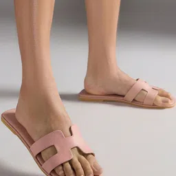 20Dresses Women Open Toe Flats with Slip-On Closure-image-54