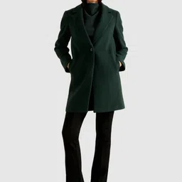 Forever New Cassie Women Notched Lapel Single-Breasted Longline Overcoat image 5