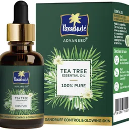 parachute advansed Tea Tree Essential Oil | 100% Pure | for Dandruff Control & Glowing Skin-picture-25