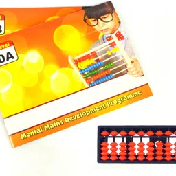 abica 13 Rod Single Colour Abacus with 2 Practice Work books-picture-30