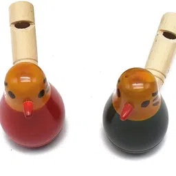 crafts india handcrafted Wooden Bird Whistle Toy for Kids ( 1 Year+) - Set of 2 pcs-picture-10
