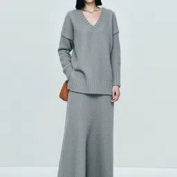 Mast & Harbour V-Neck Top With Palazzo Co-Ords Set-picture-33