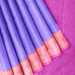 The Chennai Silks Floral Woven Design Zari Garad Saree image 4