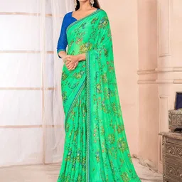THE FASHION ATTIRE Floral Printed Sarees-image-19