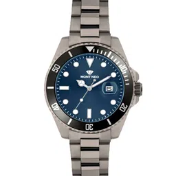 MONT NEO Men Embellished Dial & Bracelet Style Straps Analogue Watch 3507E-M8805-picture-16