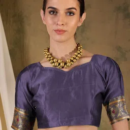 Suha Woven Design Zari Art Silk Banarasi Saree image 2