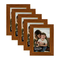Art Street Brown 5 to 7 Pieces Wood Wall Photo Frames-image-97