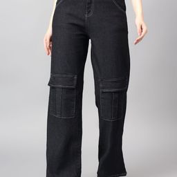 Kotty Women Straight Fit High-Rise Stretchable Jeans-picture-35