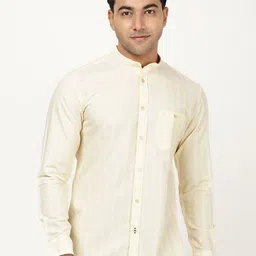 Indian Terrain Men Classic Slim Fit Striped Shirt-picture-35